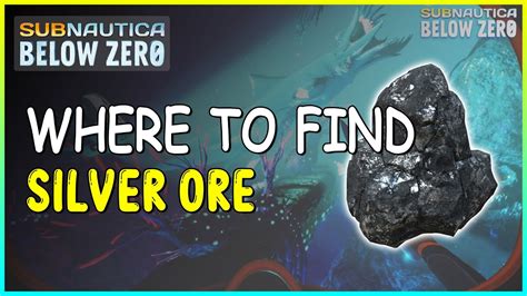 silver subnautica|silver ore subnautica below zero.